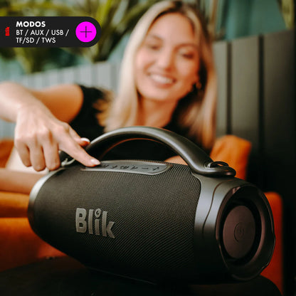 Parlante Bluetooth Portátil Blik Powerbass60 60W 15 Hrs