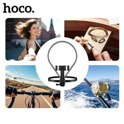 Soporte Arnés Manos Libres para Celular y Cámara Deportiva HOCO K30 | Grabación POV