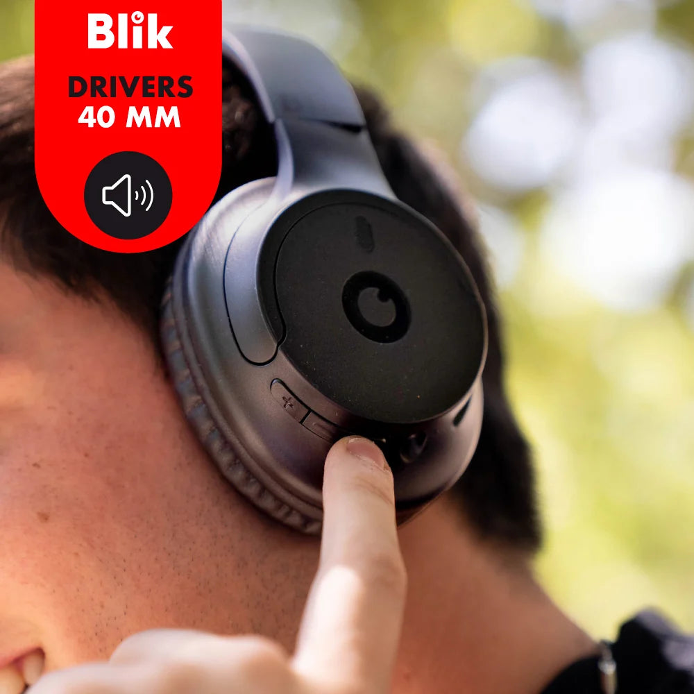 Audifonos Bluetooth Inalambricos Blik Soul250 Negros 20 Hrs