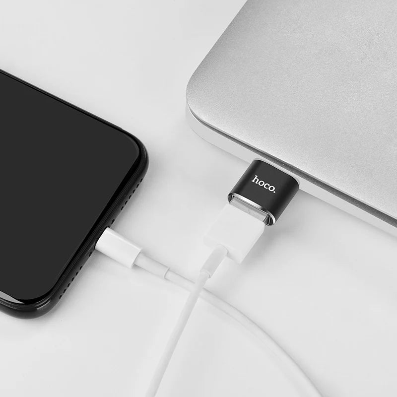 Adaptador Hoco UA5 convertidor tipo C a Usb