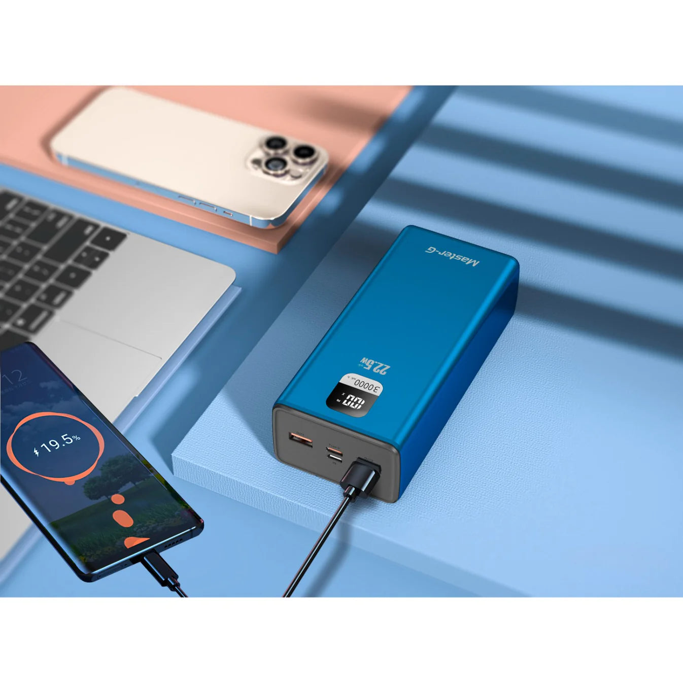 Batería Externa Power Bank 30000 Mah 22.5W UCP30LPD