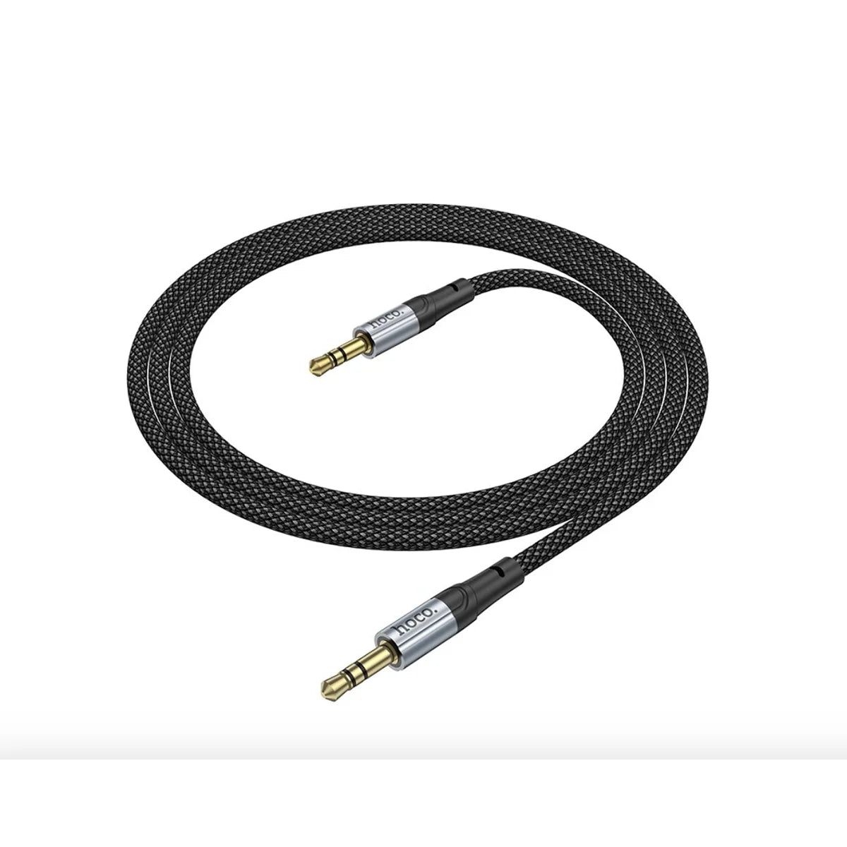Cable auxiliar trenzado HOCO UPA26 1 metro negro