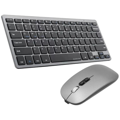 Kit De Teclado Y Mouse Inalambrico Combo Motomo M-B040 Negro