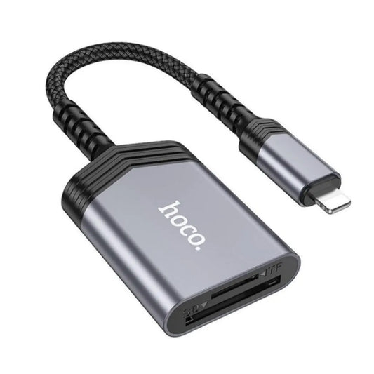 Lector de tarjetas SDFT Hoco UA25 LIGHTNING 2TB 480Mbps