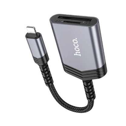Lector de tarjetas SDFT Hoco UA25 LIGHTNING 2TB 480Mbps