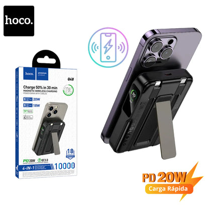 Powerbank Carga Rapida Hoco Q48 10000 mAh Negro