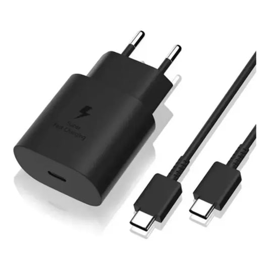 Cargador mas cable samsung 45w