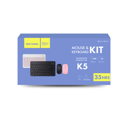 Kit Teclado mas Mouse Inalámbrico Motomo K5